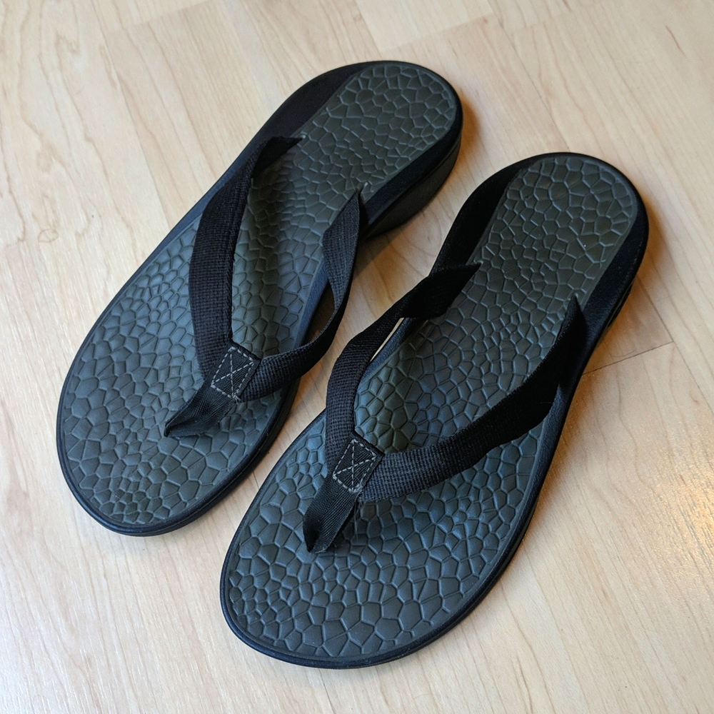 Chaco Flip Flops Black Gray